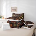 thumbnail image 5 of YST Library Bookcase 7 Piece Comforter Set Twin,Vintage Library Books Bed in a Bag with Flat Sheet and Fitted Sheet,Retro Bookshelf Academic Collection Bedding Set with Pillowcase & Sham, 5 of 5