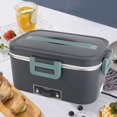 thumbnail image 3 of Electric Lunch Box Food Heater, Portable Food Warmer Self Heating Lunch Box with Fork Spoon, Heated Lunch Box with Stainless Steel Container, for Car Truck Office, 3 of 7