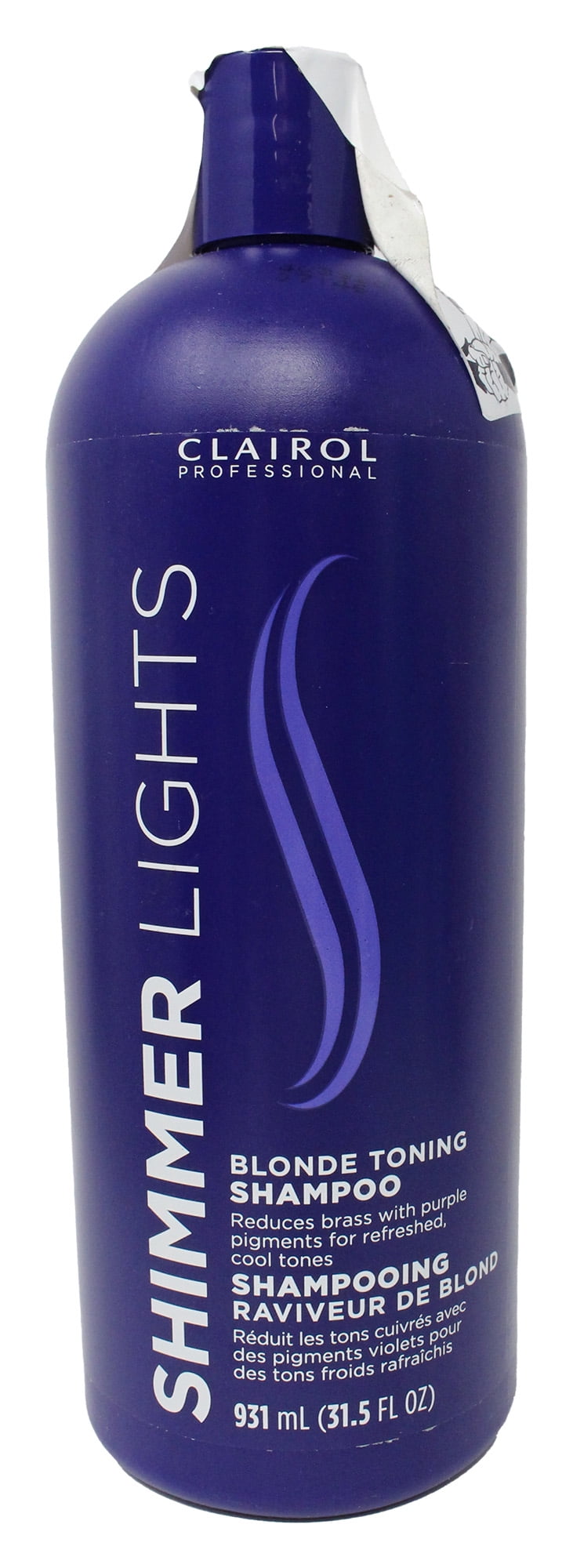 Clairol Professional Shimmer Lights Blonde Toning Shampoo 31.5 Ounce