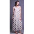 thumbnail image 4 of Bimba Rayon Sleeveless Rayon Nightgowns For Women Printed Maxi Length Sleepwear-2X, 4 of 5