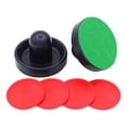 thumbnail image 4 of ZLight 1 Ensemble de Mini Pousseurs de Hockey à Air Pousseurs Air et Taille Palettes de Hockey Petits Rondelles de Hockey Rouge 2 Pousseurs Bleu Foncé 96 mm, 4 of 6