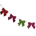 thumbnail image 2 of Holiday Time PL TT 6 FT BOW GARLAND Home Decor, 2 of 5