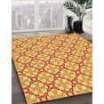 thumbnail image 3 of Ahgly Company Machine Washable Indoor Rectangle Transitional Orange Red Orange Area Rugs, 5' x 7', 3 of 7