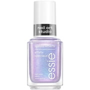 essie nail art studio jelly nail polish, sheer jelly finish, artic jelly, white, 13.5 ml
