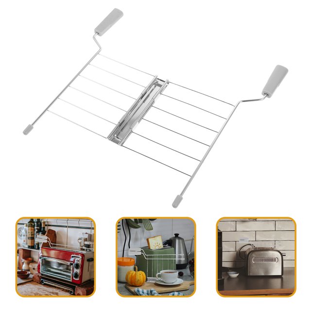 BESTYASH Toaster Accessory Toast Machine Supplies Stainless Steel Multi-functional 1Pack
