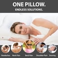 thumbnail image 2 of Core Products D-Core Cervical Neck Pillow - Extra Firm Orthopedic Support for Neck Discomfort, Great Gift for Back Sleepers, Dual Neck Rolls, Cervical Alignment, Midsize, Assembled in USA, 2 of 8