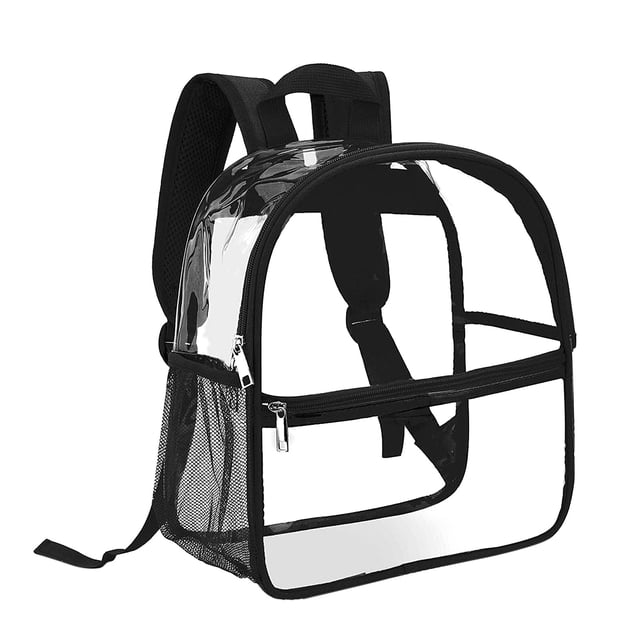 Birdeem Sac à Dos Transparent avec Fonction de Sac à Dos Visible pour Étudiant, Sac à Dos d'Extérieur, Sac de Rangement en Pvc Multiple