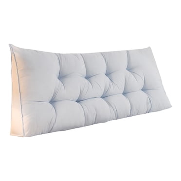 WIFKLSIIPG Triangular Headboard Pillow Bolster Cushion for Bed Backrest Support Comfortable Decorative Room Sofa Chair Soft Polyester Filling 120x50cm