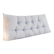 WIFKLSIIPG Triangular Headboard Pillow Bolster Cushion for Bedroom Backrest Support Comfortable Polyester Decorative Throw Pillow 150x50cm