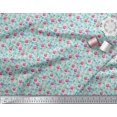 thumbnail image 3 of Soimoi Rayon Fabric Leaves & Floral Artistic Printed Craft Fabric by The Yard 56 Inch Wide, 3 of 5