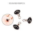 thumbnail image 4 of Mosiee 10/20/50/100Pcs Fishing Tackle Zip Rig Slider Pulley Beads Swivel Clip Line Rigs For Sea Fishing Zig Rigs For Carp Fishing, 4 of 8