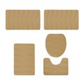 thumbnail image 1 of zanvin Bathroom Rug, Memory Foam Bath Mat 5 Set Bathroom Rugs for 5 Pcs Toilet Mats Universal Soft Comfortable Water Absorption Non-Slip Thick Machine Washable Easier To Dry Dark, Gifts for Women, 1 of 5