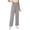 01-Gris, variante sur Zulora Pantalon Grand Taille Haute Uni pour Femmes, Taille Élastique, Pantalon Décontracté pour le Travail Quotidien