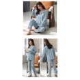 thumbnail image 1 of REDHOTYPE Pyjamas pour Femmes Ensemble Manches Longues Sleepwear Lounge Chemise de Nuit, 1 of 2