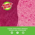 thumbnail image 2 of Scotch-Brite® Delicate Duty Scrub Sponge, Pack of 3, 2 of 5