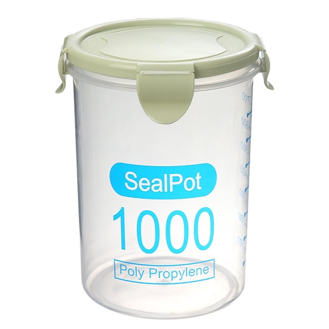 Cagogo under $5 Airtight Food Storage Containers, Airtight Food Storage Containers, Plastic Kitchen Canisters, Stackable Pantry Organizers, Refrigerator Freezer Jars, Dry Food Storage Bins