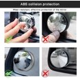 thumbnail image 3 of 2 Pcs Miroirs à Angle Mort à Rotation 360°, Grand Angle Hd avec Miroirs à Angle Mort Autocollants de 3 m, Angle Ajustable, Miroir à Angle Mort (Argent), 3 of 5