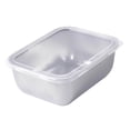 thumbnail image 1 of Liyamei Stainless Steel Square Plate With Lid Thickened Food Grade Baking Pans Food Storage Container For Storing Food Baking Grilling Marinate Reusable Dish Plate Cake Pan For Kitchen, 1 of 5