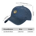 thumbnail image 4 of ZICANCN Doge Coin Doge-Coin Casquette de Baseball Ajustable Femmes, Chapeaux pour Hommes Adulte Casquettes de Baseball en Denim Coton Lavé Mode, 4 of 6