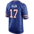 thumbnail image 2 of Youth Nike Josh Allen Buffalo Bills Game Player Jersey, 2 of 2