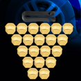 thumbnail image 3 of Lug Nut Cover, Toughness Wheel Hub Cover, High Sensitivity For Car Travel Vehicle Home, 3 of 8