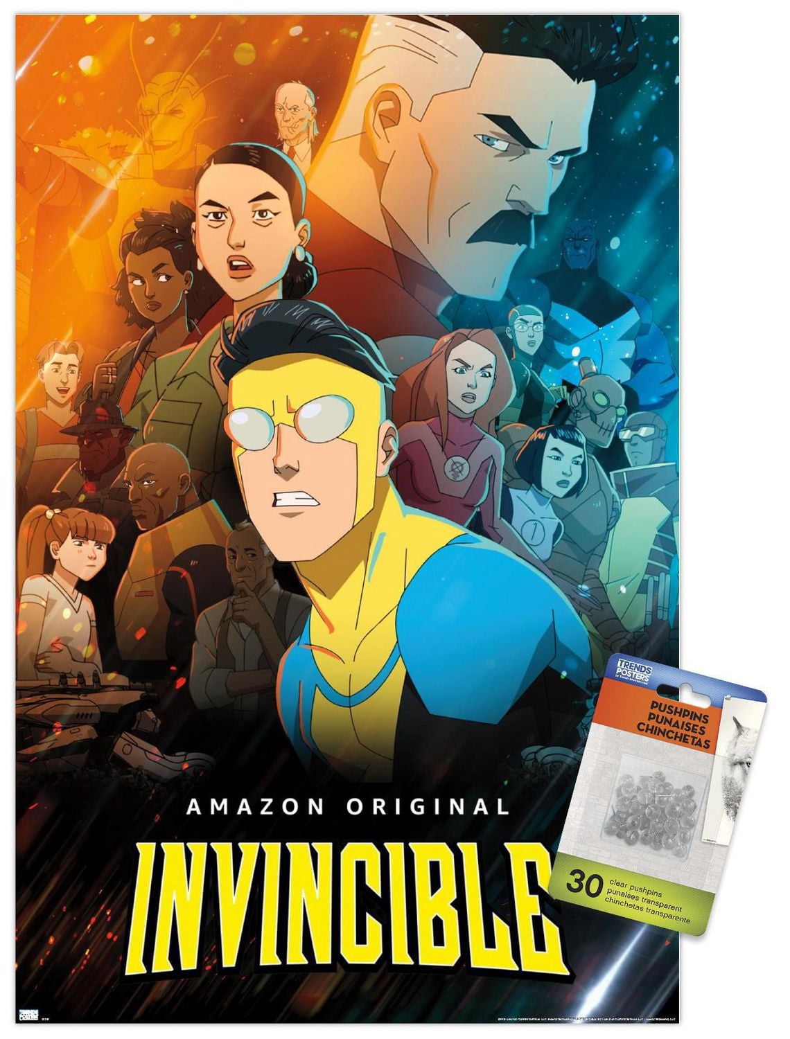 Invincible - Group One Sheet Wall Poster, 22.375" x 34"