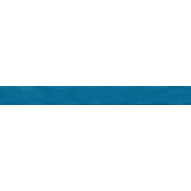 Offray Single Face Satin Ribbon 5/8"X18'-Tornado Blue - 1017 5/8-343