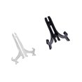 thumbnail image 4 of Maoww 6pcs Plastic Easels Plate Holders Display Dish Rack Picture Frame Photo Book Pedestal Stand, 4 of 9