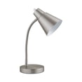 thumbnail image 1 of HOMETRENDS 17.5" Adjustable Gooseneck Desk Lamp, Brushed Nickel Finish, 1 of 4