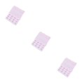 thumbnail image 2 of Baohd Extension Strap Bra Extender Buckle 3 Rows 3 Hooks Women Multicolor Lengthened Band Lingerie Replacement Intimates pink 3Set, 2 of 6