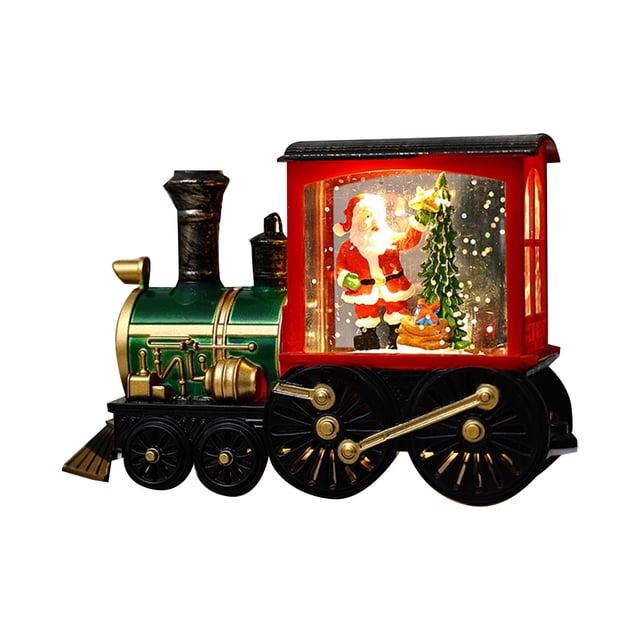 TIELUTT Christmas Train Train Christmas Ornaments Christmas Train Tabletop Ornament for Christmas Trees Transformer Ornament Small Ornament Set Christmas Ornament Cute Christmas Ornament