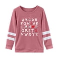thumbnail image 1 of PMVFHDE Jolis Hauts d'Été pour Filles Hauts d'Été pour Fille T-Shirts pour Filles Hauts d'Été pour Filles 2025 Hauts d'Été pour Fille T-Shirt à Manches Longues pour Filles Haut à Col Rond pour Enfants Tunique T-Shirt pour Filles B,2-3 Ans, 1 of 3