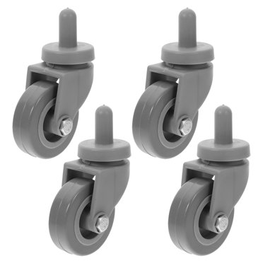 MOVTOTOP Heavy Duty Stainless Steel Caster Wheels for Mop Bucket Replacement Parts with Grey Color 4pcs