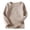 Khaki, variant on DPTALR Toddler Kids Boys Girls Shirts Solid Color Round Neck Long Sleeve Top