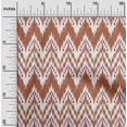 thumbnail image 1 of oneOone Silk Tabby Fabric Chevron Ikat Print Fabric BTY 42 Inch Wide, 1 of 4