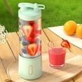 thumbnail image 1 of RKSTN Fruit Juicer Portable Juicer Green Zj189B 3.7V Basic Version (6 Blades) Kitchen Gadgets, 1 of 8