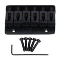 thumbnail image 2 of Guitar Fixed Saddle Bridge, 6 String Beautiful Looking Robust Decorative Guitar Hardtail Bridge Set  For Maintenance Silver,Black,Gold, 2 of 8
