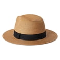 thumbnail image 2 of Time and Tru Women's Straw Panama Hat, 2 of 2