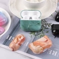 thumbnail image 3 of Étui de Protection Anti-Poussière Anti-Chute Ultra Mince Motif Marbre Compatible Bluetooth Étui de Protection pour Écouteurs pour AirPods 3, 3 of 8