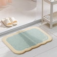 thumbnail image 4 of Yhmxh Bathroom Rugs Bath Rug Bath Mat Creamy Style Imitation Sheep's Wool Entrance Mat for Bathroom Water Absorbent Non Slip Great for Home Shower Bathroom Use carpeting carpeting, 4 of 6
