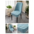 thumbnail image 4 of EGNMCR Home Decor, Room Decor, Wall Decor Large Arcs Half Pack Elastic Dining Table Chair Cover Half Round Household Chair Cover Cushion Backrest One Universals Chair Flock Stools Cover Cover, 4 of 6