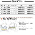thumbnail image 3 of Bras for Women, 3PCWomans Printing Gathered Together Large Size Daily Bra Underwear No Rims, 3 of 4