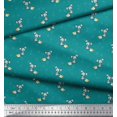 thumbnail image 2 of Soimoi Polyester Crepe Fabric Footprint,Cheese & Rat Kids Printed Fabric 1 Yard 42 Inch Wide, 2 of 3