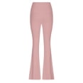 thumbnail image 4 of Timegard Workout Legging for Women High Waist Slim Fitting Bell Bottom Basic Yoga Trousers Solid Color, 4 of 4