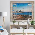 thumbnail image 3 of Design Art - Open Window to Blue Seashore, 3 of 5