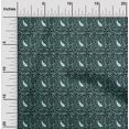 thumbnail image 1 of oneOone Silk Tabby Fabric Leaves & Paisley Block Printed Craft Fabric BTY 42 Inch Wide, 1 of 4