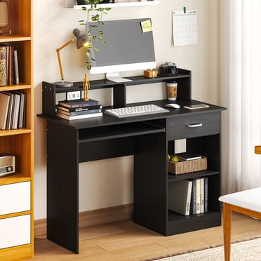 Ktaxon Home Office Computer Desk Workstation Laptop PC Study Table Drawer Keyboard Tray Black