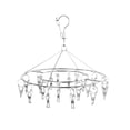 thumbnail image 4 of Thickened Clip Underwear Sock Hanger Laundry Airer Rack StainlessSteel R5G1, 4 of 6