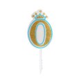 thumbnail image 1 of pitrice Golden Glitter Number Candle Birthday Cake Party Wedding Pie Decoration Kids Gift, Type 0, 1 of 6