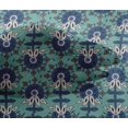 thumbnail image 4 of oneOone Viscose Chiffon Fabric Leaves & Floral Block Printed Fabric 1 Yard 42 Inch Wide, 4 of 4